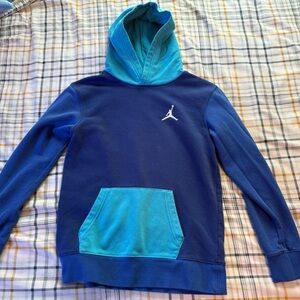 Jordan Kids Two-Tone Blue Hoodie
